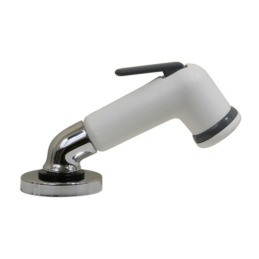 Scandvik Elbow Sprayer - Handle Pull Out - White w/6 Hose [10191P]