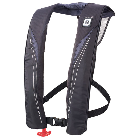 Bluestorm Cirrus 26 Auto/Manual Type V Inflatable PFD - Apex Black [SL6F-21-BLK]