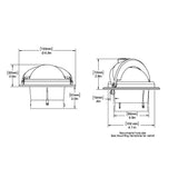 Ritchie F-82W Voyager Compass - Flush Mount - White [F-82W]