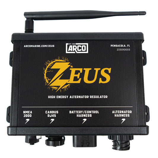 ARCO Zeus High-Energy Alternator Regulator - Extended Package w/Extended Battery/Alternator Harnesses [AZ1000X]