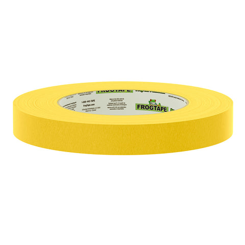 FrogTape CP 225 Medium-High Adhesion Masking Tape - 18MM x 55M x 12-Pack - Gold - Rated f/225F [105545]