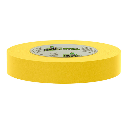 FrogTape CP 225 Medium-High Adhesion Masking Tape - 24MM x 55M x 12-Pack - Gold - Rated f/225F [105320]