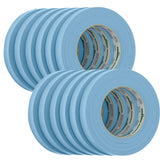 FrogTape CP 250 Medium-High Adhesion Masking Tape - 18MM x 55M x 12-Pack - Light Blue - Rated f/250F [105770]