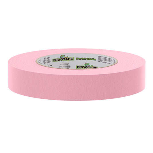 FrogTape CP 325 Medium-High Adhesion Masking Tape - 24MM x 55M x 12-Pack - Pink - Rated f/325F [105333]