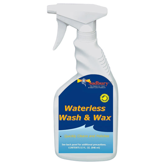 Sudbury Waterless Wash  Wax - 32oz Spray Bottle [150Q]