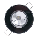 Lumitec Illusion Flush Mount LED Down Light - White - Non-Dimming - Black Housing - Chrome Reflector [117163]