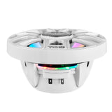 DS18 8" 2-Way Coaxial Marine Speakers w/Digital LED Lights  Bullet Tweeter - White - 175W, 4-Ohm [NXL-IQ8/WH]