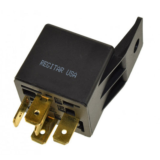 Regitar USA Relay w/Tab f/Most Engines: 30AMP, 5 Terminal, Single Pole/Double Throw [RMZ013]