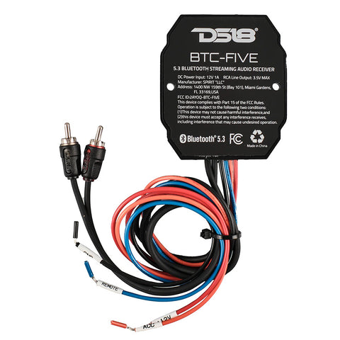 DS18 Universal Wireless Bluetooth 5.3 Audio Receiver [BTC-FIVE]