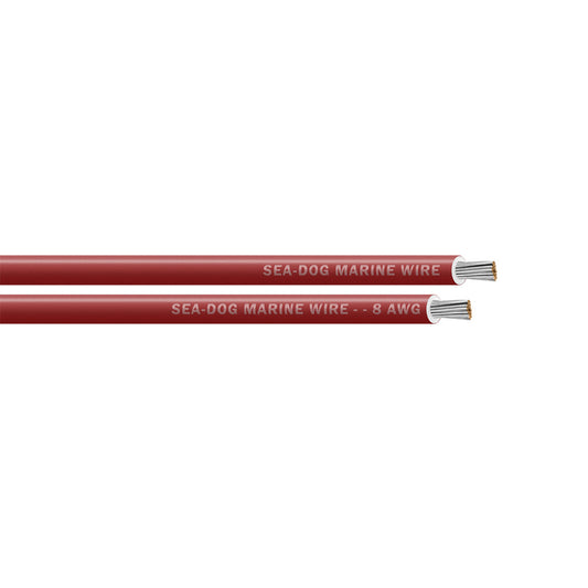 Sea-Dog 8 AWG Red Primary Wire - 25' [8008020]
