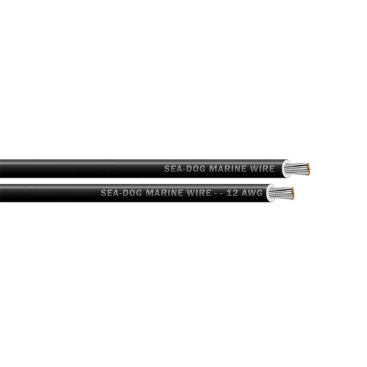 Sea-Dog 12 AWG Black Primary Wire - 250' [8012014]