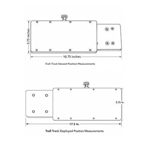 Sea Swivel Troll Track Trolling Motor Mount [SEA-HDM-TROLL-TRACK]