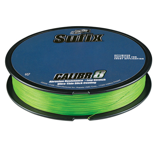 Sufix Calibr8 Braid 300yds 10lb - Neon Lime [694-110L]
