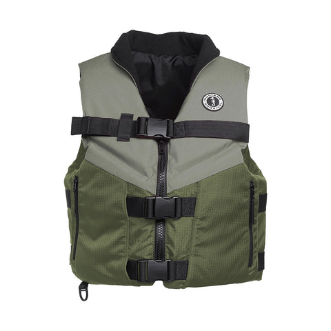 Mustang Accel Foam Vest - Green/Grey - Small [MV4627-833-S]