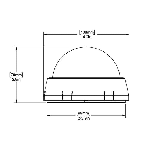 Ritchie XP-98W X-Port Tactician Compass - Surface Mount - White [XP-98W]