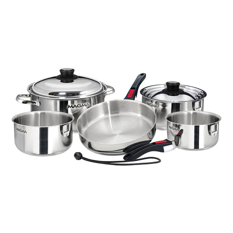 Magma 10 Piece Induction Cookware Set - Stainless Steel [A10-360L-IND]