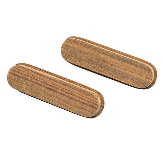 Whitecap Teak Oblong Drawer Pull - 4-1/16"L - 2 Pack [60124-A]