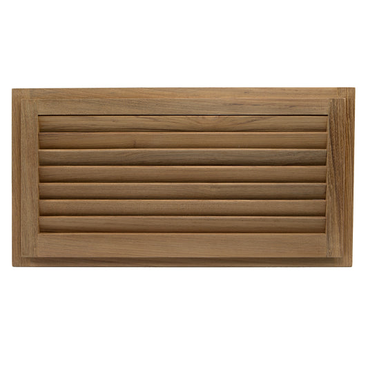 Whitecap Teak Louvered Insert - 9-3/8" x 18" x 3/4" [60716]