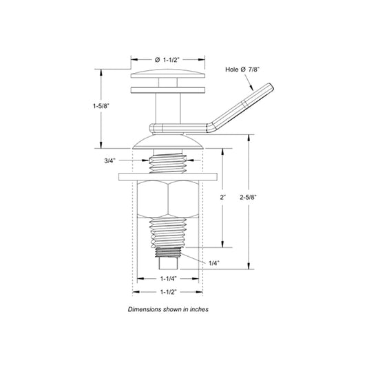 TACO Quick Release Fender Lock [F16-0151-1]