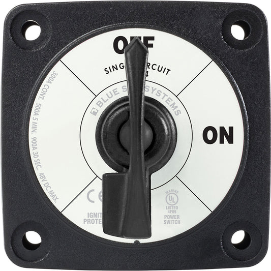 Blue Sea 6004200 Single Circuit ON-OFF w/Locking Key - Black [6004200]