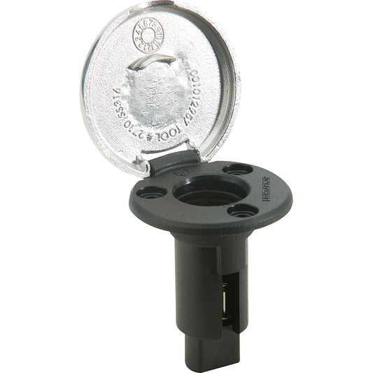 Attwood LightArmor Plug-In Base - 2 Pin - Stainless Steel - Round [910R2PSB-7]