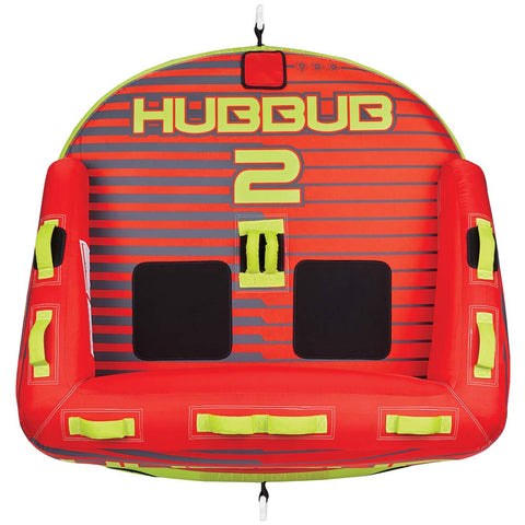 Full Throttle Hubbub 2 Towable Tube - 2 Rider - Red [303400-100-002-21]