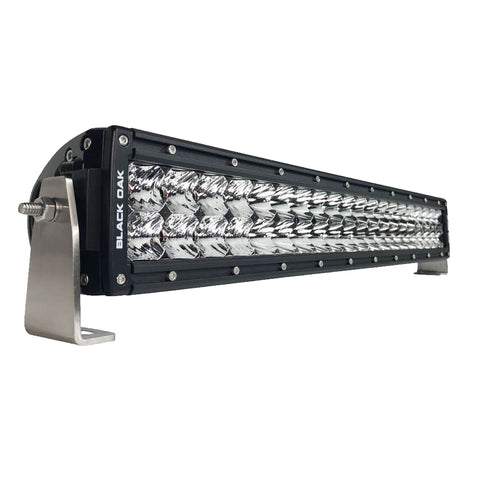 Black Oak Pro Series 3.0 Double Row 20" LED Light Bar - Combo Optics - Black Housing [20C-D5OS]