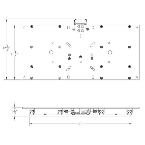 TACO 11-1/8" x 24" Manual Seat Slide [M20-2411]