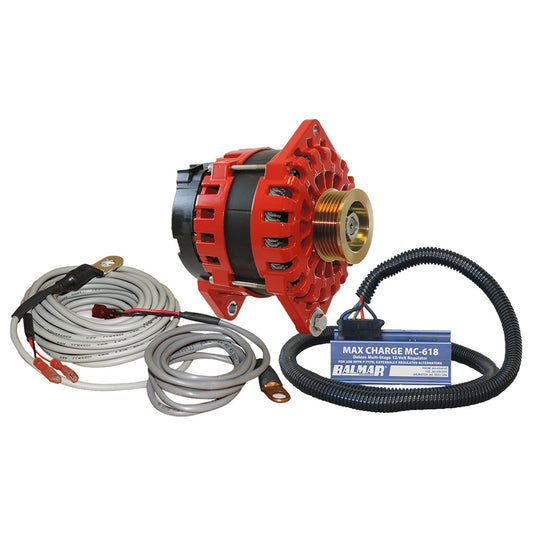 Balmar Alternator 170 AMP 12V 4" Dual Foot Saddle K6 Pulley [XT-DF4-170-K6]