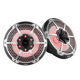 DS18 HYDRO 10" 2-Way Speakers w/Bullet Tweeter  Integrated RGB LED Lights - Black [NXL-10M/BK]