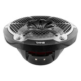 DS18 HYDRO 10" 2-Way Speakers w/Bullet Tweeter  Integrated RGB LED Lights - Carbon Fiber [CF-10M]